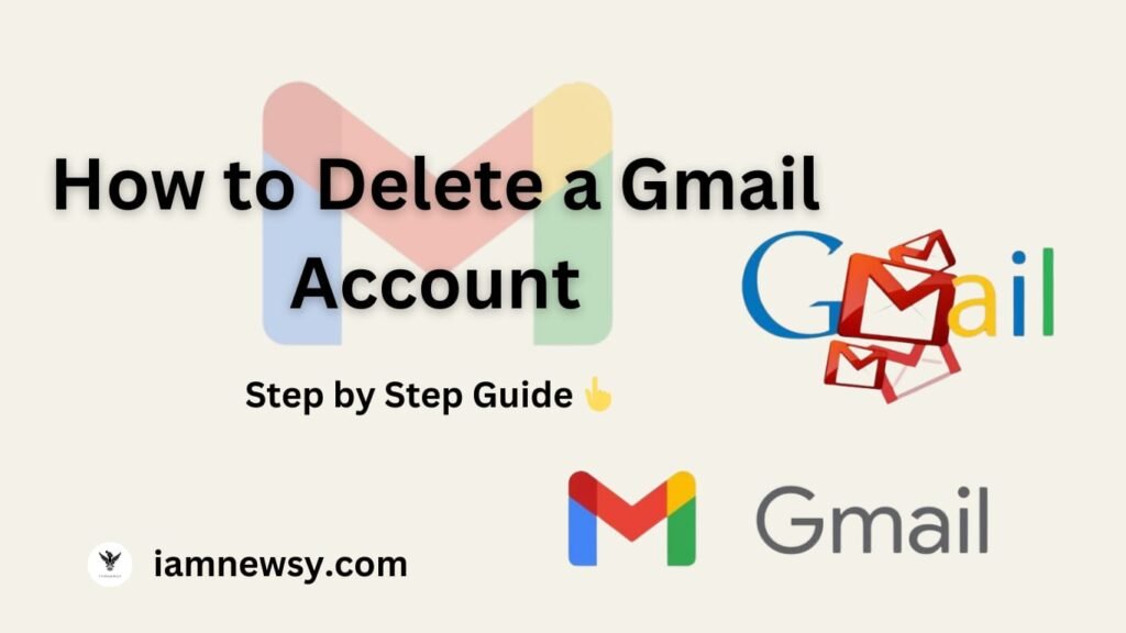 How to delete a gmail account