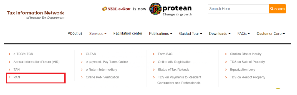 How to Update Pan Card Online